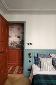 Coup De Cœur Pour Ce 40m2 Bien Pense A L Ame Parisienne Elle Decoration En 2020 Chambre Design Decoration Maison Idees De Decor