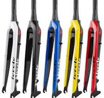 Manubrio Integrato Carbonio Mtb Forcella Rigida In Fibra Di Carbonio Per Bici BMX E Pieghevoli - Diametro Sterzo 1-1/8", Ruote 18-22 Pollici Manubrio ...