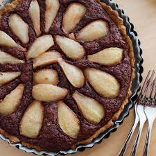 Pear And Chocolate Tart Recipe Desserts Dark Chocolate Recipes Chocolate Dishes