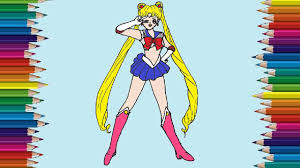 Maybe you would like to learn more about one of these? How To Draw Sailor Moon Step By Step Anime Girl Drawing Easy
