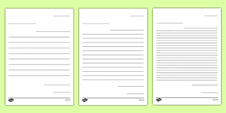 Formal letter format, informal letters, types, topics, letter writing examples. Letter Writing Template Resources Teacher Made