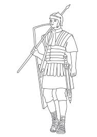 A Typical Roman Soldier Coloring Page Roman Soldiers Coloring Pages Coloring Pages For Kids