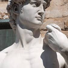 The statue of David by Michelangelo