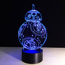 Star Wars 3d Usb Night Light Robot Neato Matrix
