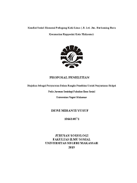 Sampah adalah persoalan krusial yang perlu penanganan serius. Contoh Sampul Proposal Penelitian Masnurul