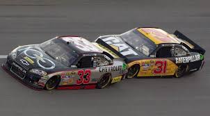 Monster energy nascar cup series alabama 500 talladega superspeedway talladega, al usa friday 13 october 2017 jimmie johnson, hendrick motorsports, lowe's chevrolet ss and jamie mcmurray, chip ganassi racing, cessna chevrolet ss world copyright: Bowyer Beats Burton To Give Rcr 100th Victory