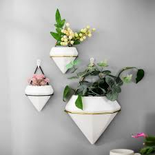 Hanging pot racks add style and function to any kitchen. Buy Wall Hanging Flower Pots Balcony Ceramic Planter With Metal Stand Box Holder For Home Decor At Affordable Prices Price 10 Usd Free Shipping Real Reviews With Photos Joom