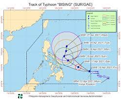 Papasok na sa philippine area of responsibility (par) ang tropical storm (ts) surigae, na may local name na bising, sa darating na araw ng biyernes. 7oqkbv9cnjqomm