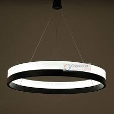 Three Sizes Modern Contemporary One Ring Pendant Light Ceiling Lamp Circles Led Chandelier Dining Room Indoor Lighting Fixture Large Chandelier Chandelier Candl Indoor Lighting Fixtures Chandelier Candle Covers Ceiling Pendant Lights