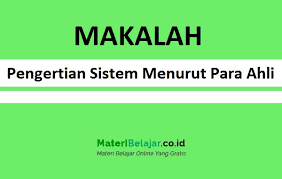 30) bahwa definisi aset adalah sarana atau sumber daya yang memiliki nilai ekonomis yang dapat mendukung perusahaan dalam menurut hidayat (2011: 42 Pengertian Sistem Menurut Para Ahli Lengkap