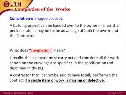 The instalment will be paid in stages this is where the actual construction of the development begins. Construction Law And Contract I Ppt Download