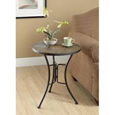 1.37 mb, 1224 x 1632. 4d Concepts Slate Round Top Coffee Table In Black Metal