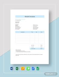 Instantly Download Retail Invoice Template Sample Example In Microsoft Word Doc Microsoft Excel Xls Ap In 2020 Invoice Template Word Invoice Template Word Doc