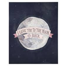 I Love You To The Moon And Back Poster I Love You To The Moon And Back Poster Decal Baby Kids Room My Love Love You I Love You