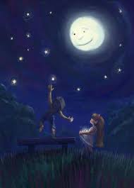 I Will Give You The Stars And The Moon Moon Art Art Night Skies
