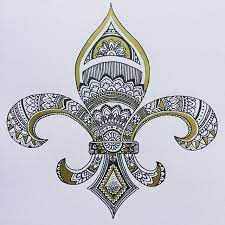 instagram photo by natalie greville mar 20 2016 at 6 08am utc mandala stencils feather wall decal fleur de lis tattoo coloriage requin