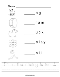 This will help in identifying letters and writing alphabet and will develop pen/ pencil holding skills. Fill In The Missing Letter Worksheet Twisty Noodle 468x609 Q85 First Grade Math Word D Monthly Budget Planner Preschool Scissor Practice 3rd Fractions Pattern For 1 Pdf Nursery Writing Calamityjanetheshow