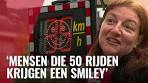 Smileypaal in 30 km/u zone lacht ook bij te hard rijden - YouTube