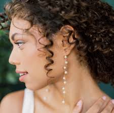 EVERLY Long Pearl Drop Earrings