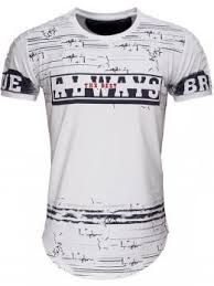 Gaznawi Bestako T Shirt Wit Erkek Tisort Tisort Modelleri Tisort