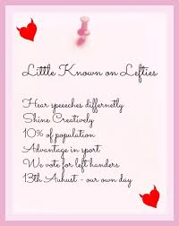 You might be surprised that some of these people are lefties… International Left Handers Day Teenage Pregnancy