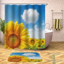 Shower curtain • soft printed microfiber shower curtain • includes 12 metal roller ball shower hooks • easy to install • machine washable. Sunflower Shower Curtain Collection Shower Of Curtains