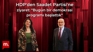 Saadet partisi haberleri ve güncel gelişmeler için tıkla! Hdp Den Saadet Partisi Ne Ziyaret Bugun Bir Demokrasi Programi Baslattik Youtube