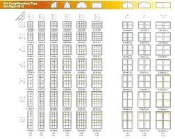 andersen window size charts window size chart double hung