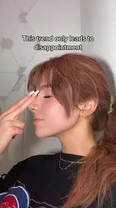 Telling myself my nose bump gives me character