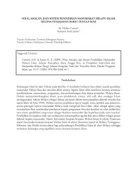 Siapa pernah bertugas di semenanjung malaysia. Pdf Nilai Amalan Dan Sistem Pendidikan Masyarakat Melayu Islam Selepas Penjajahan Barat Hingga Kini