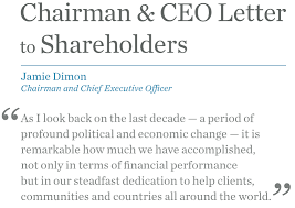 Other job interview materials (con…): Jamie Dimon S Letter To Shareholders Annual Report 2018 Jpmorgan Chase Co