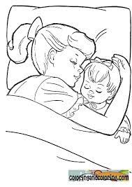 Print coloring page download pdf. Girl Sleeping With Doll Coloring Pages Redwork Embroidery Coloring Pages Colorful Pictures