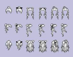 Cute Long Hairstyles Stardew Valley Pixel Art Pixel Art Tutorial