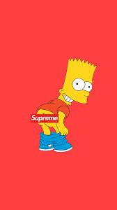 Pin em cool bart simpson. Supreme Wallpaper Bart Simpson Supreme Background