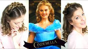 Disney S Cinderella Hair Tutorial Lily James Hairstyle From Cinderella 2015 Cinderella Hair Disney Hair Disney Hairstyles