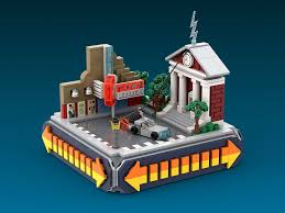 Micro Retour Vers Le Futur Hellobricks Retour Vers Le Futur Defi De Lego Idees Lego