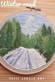 When you are ready to try a different level, close and restart the software again. Hand Embroidered Winter Forest For Rustic Interior Petitcercleart Rusticdecor Decorrustic Rus Embroidered Art Hand Embroidery Winter Landscape Photography
