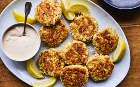 Crabcakes Sans Friture Savourer Par Genevieve O Gleman Food Crabcakes Recipes