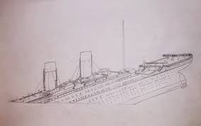 my titanic drawing : titanic