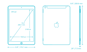 Apple Ipad 8th Gen 2020 Dimensions Drawings Dimensions Com
