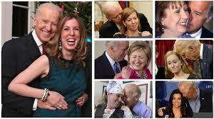 Image result for joe biden touching girls