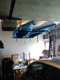 2 Kayak Ceiling Storage Rack Hi Port 2 Adjustable Overhead Mount Ceiling Storage Kayak Storage Kayak Storage Garage