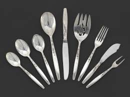 Free shipping on many items. Lunt Silversmiths Sterling Silver Flatware Service For Twelve In Summer Song Pattern Ca 1954 02 19 15 Sold 1380