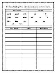 Prefix And Suffix Freebie Prefixes And Suffixes Teaching Spelling Prefixes