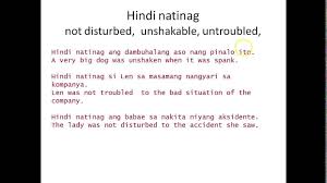 Tagalog Vocabulary 3 Vocabulary Tagalog Sentences