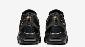 This nike air max 95 features a black upper with white and gold. Nike Air Max 95 Black Gold Where To Buy 924478 003 The Sole Supplier