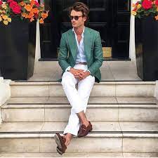 So you are going to a beach wedding and have no idea what to wear? 24 Beach Wedding Guest Outfits For Men Wedding Weddingday Weddingideas Beachwedding Craz Casual Wedding Attire Mens Wedding Attire Wedding Suits Men Grey