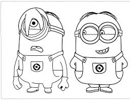 Free minions coloring pages to print and download. Minion Coloring Pages To Print Coloring Home