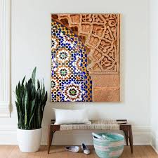 If you want to decorate your living room in boho style, but don't know where to start, here are 10. Marrakesh Wall Art Boho Living Room Decor 12x16 18x24 24x32 Inch Morocco Blue Building Framed Print Home Decor Home Living Delage Com Br