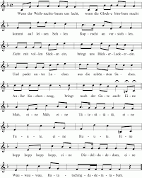 Ein glöckchen erklingt, kinderaugen leuchten voller vorfreude, als die türen des weihnachtszimmers sich öffnen. Eine Muh Eine Mah Wenn Der Weihnachtsbaum Uns Lacht Noten Liedtext Midi Akkorde
